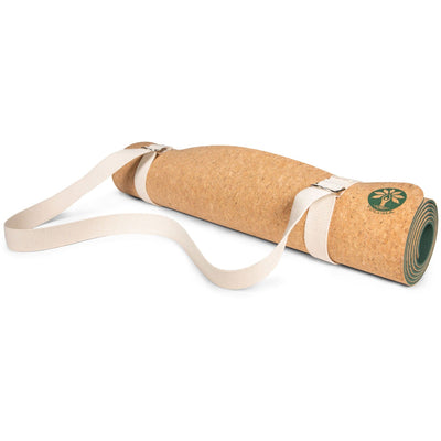 Natural Sling and Mat Strap with Cork Yoga Mat