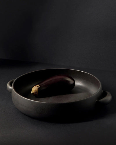 Japandi Tableware Serving Plate With Handles - 13.4"