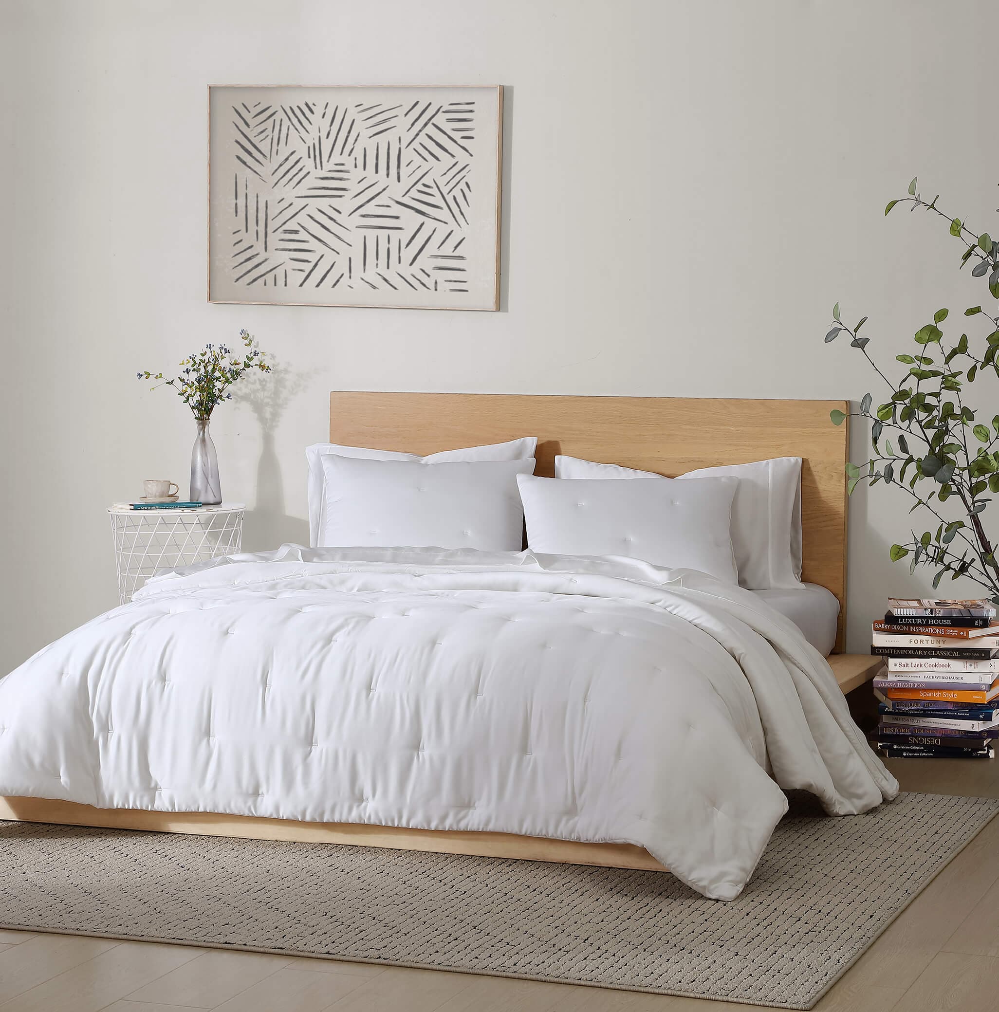 Silky Lyocell Stitch Comforter
