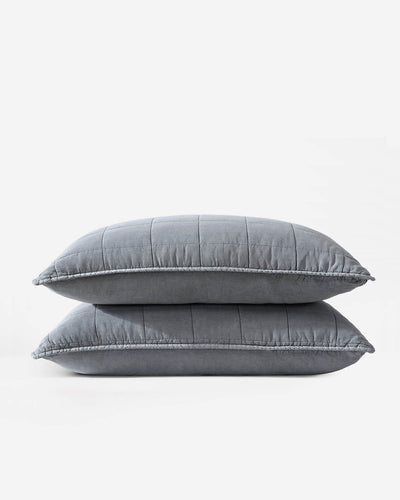 Stonewashed Lyocell Sham Set