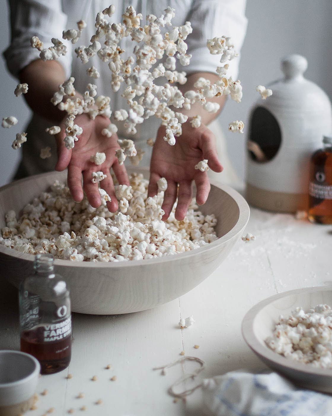Crafted Wooden Bowls - White