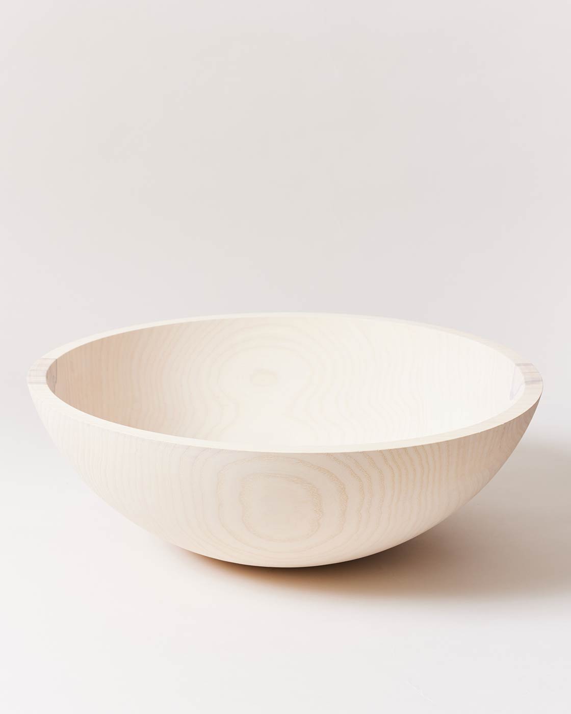 Crafted Wooden Bowls - White