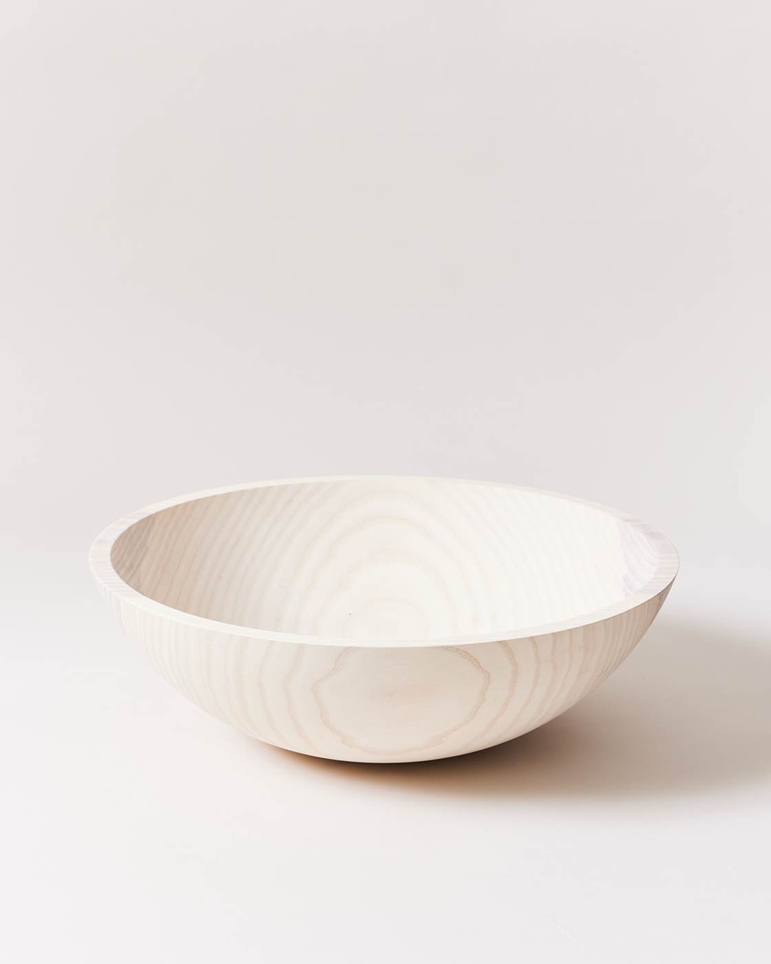 Crafted Wooden Bowls - White