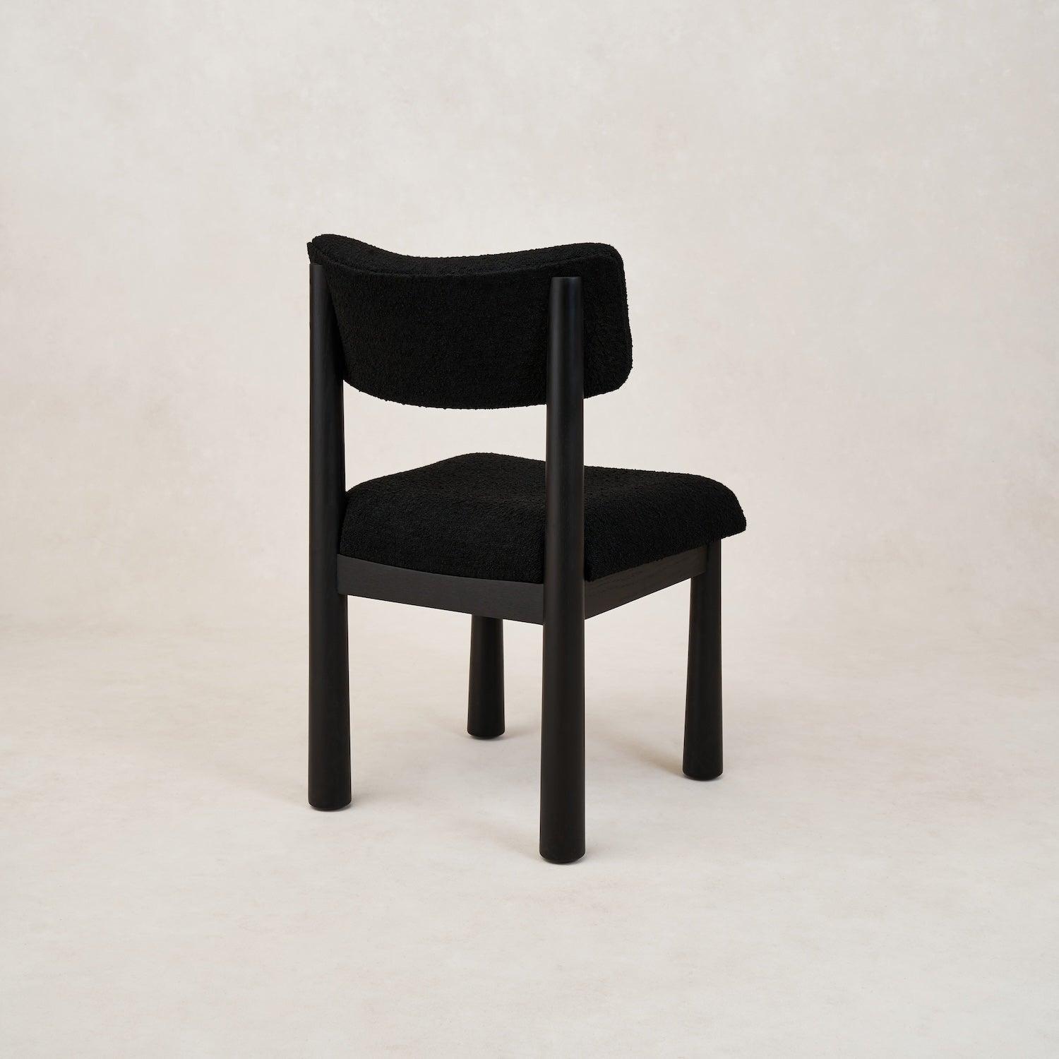 Charlie Dining Chair - Black Rear View