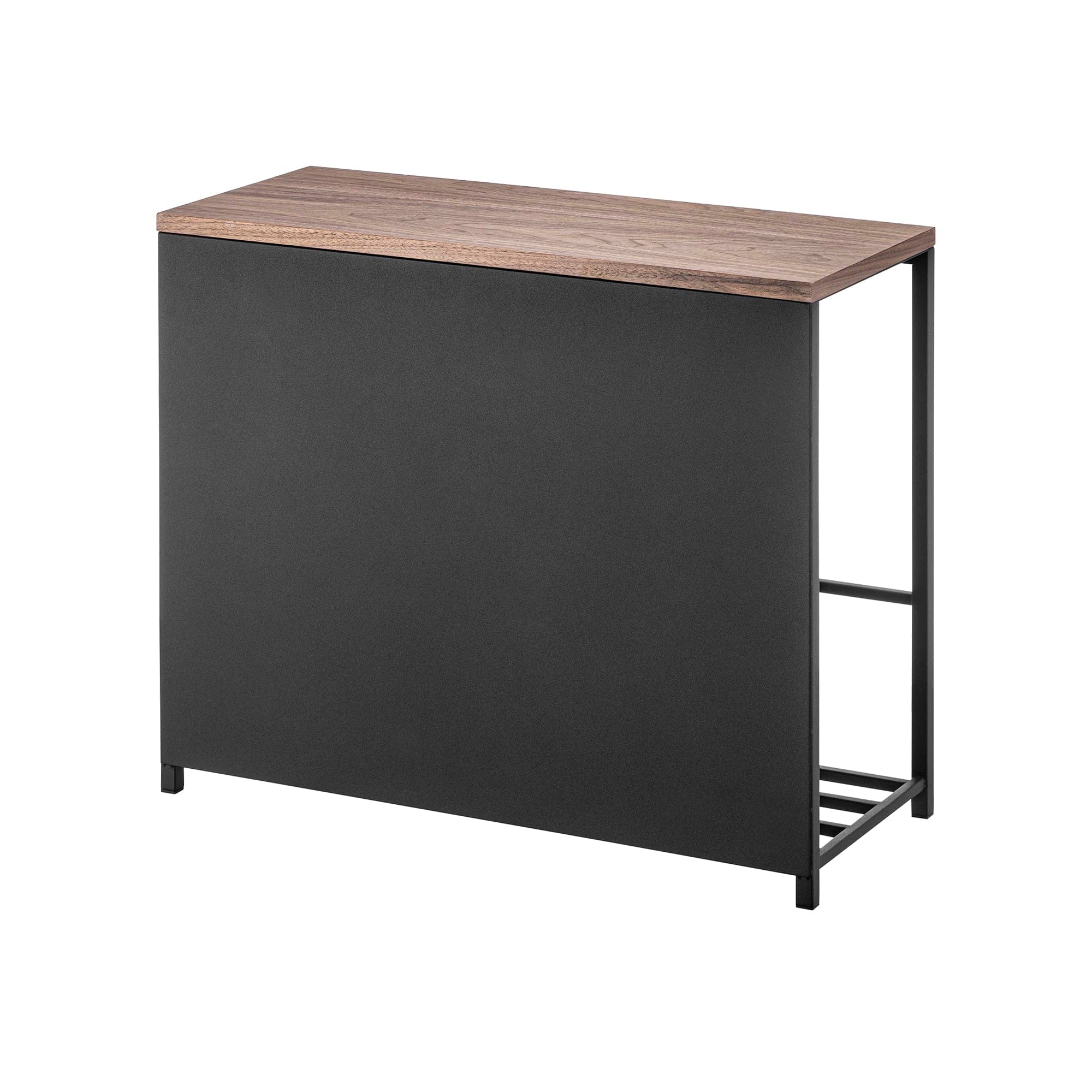 Entryway Storage Organizer & Bench (18" H)  - Steel + Wood