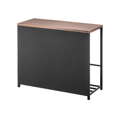 Entryway Storage Organizer & Bench (18" H)  - Steel + Wood
