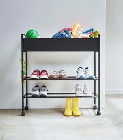 Entryway Storage Cart (29.33" H)  - Steel