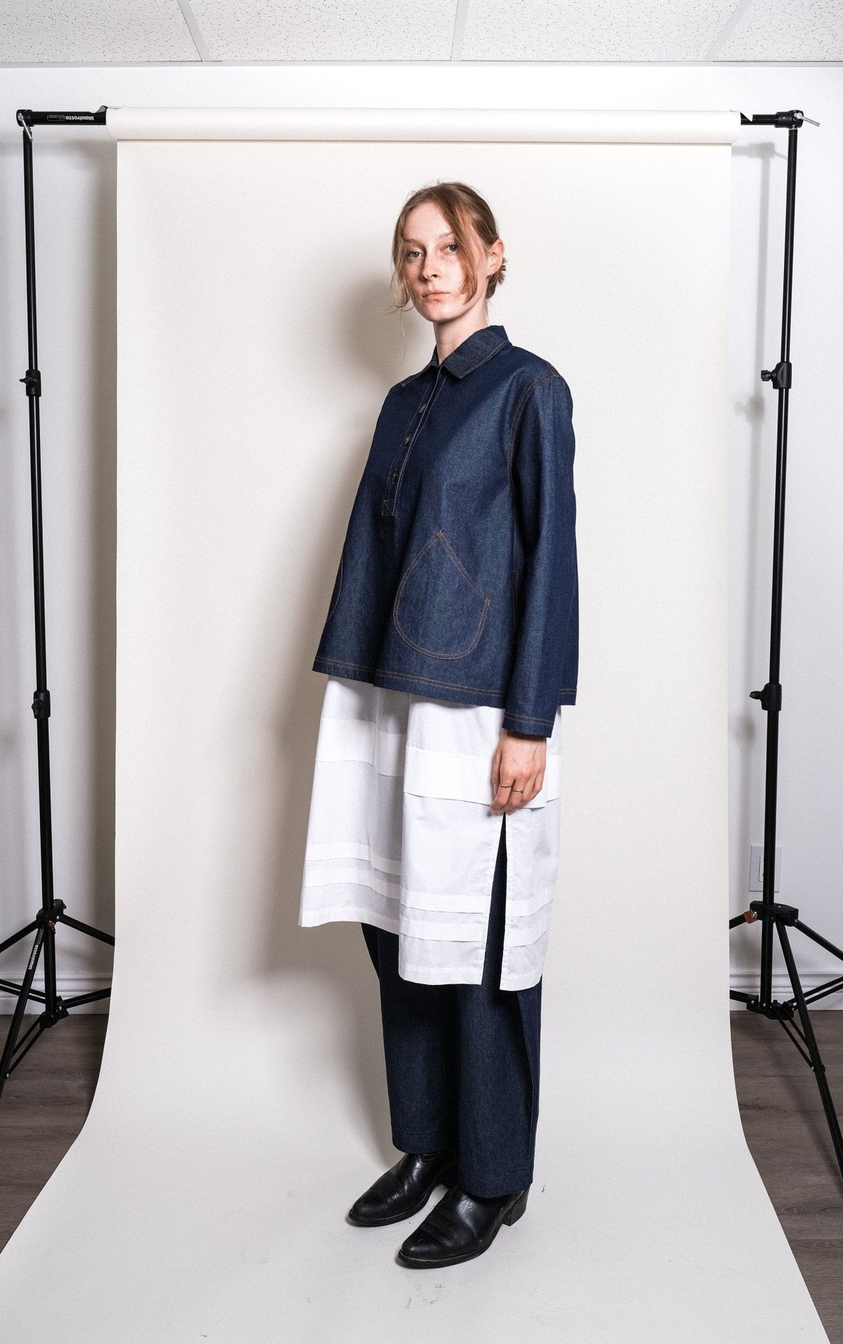 Louie Henley in Indigo