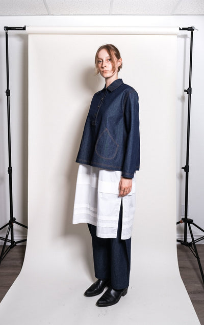 Louie Henley in Indigo