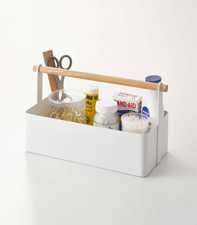 Storage Caddy - Small - Steel + Wood