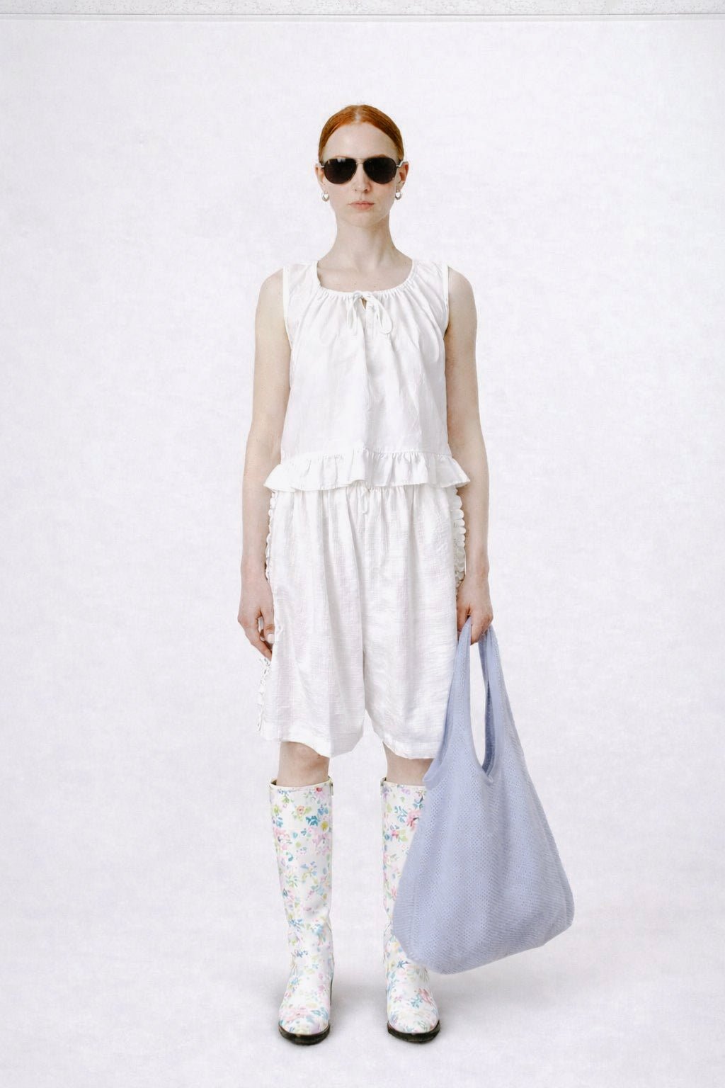 Gari Top in White