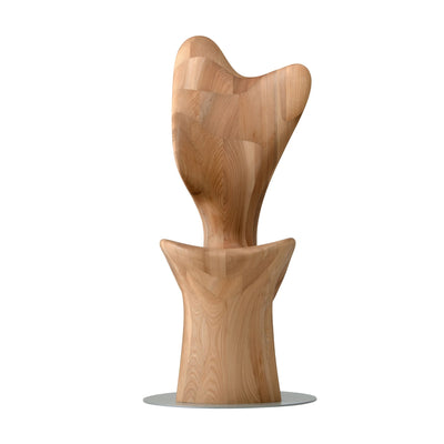 Front studio view of HUG Chair by CondeHouse in Japanese Elm Natural