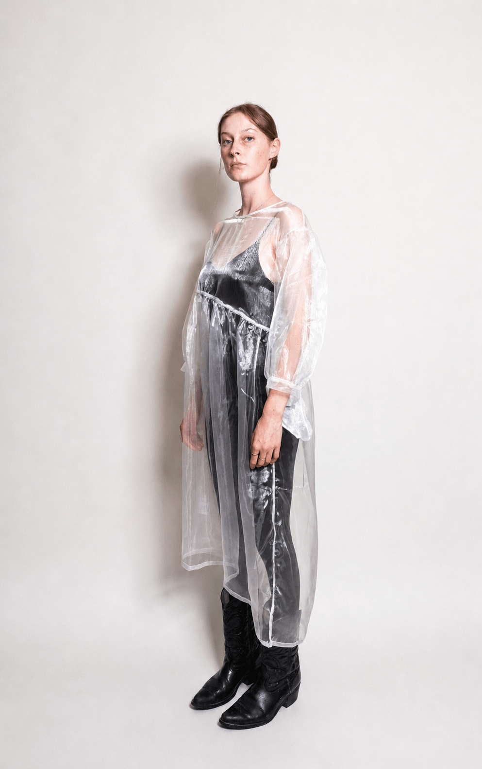 Jayme Dress in Oat Organza