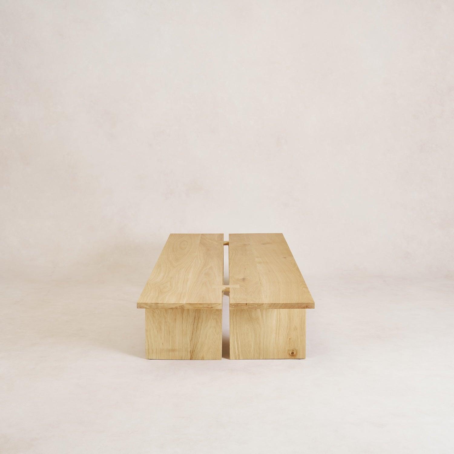 Kyoto coffee table, low-profile minimalist silhouette