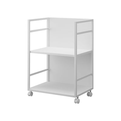 Two-Tier Hideaway Storage Cart (24" H)  - Steel
