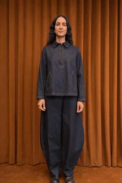 Louie Henley in Indigo
