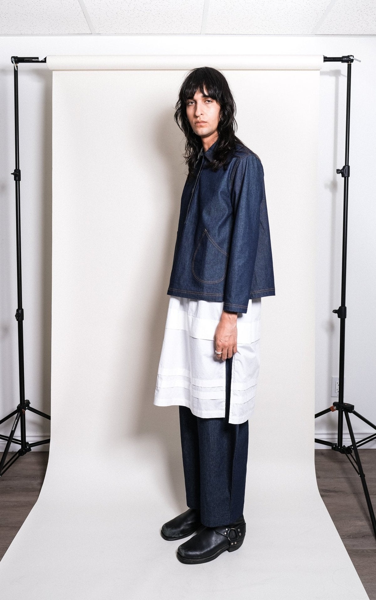Louie Henley in Indigo