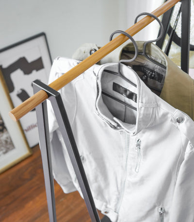 Coat Rack with Shelf (55" H)  - Steel