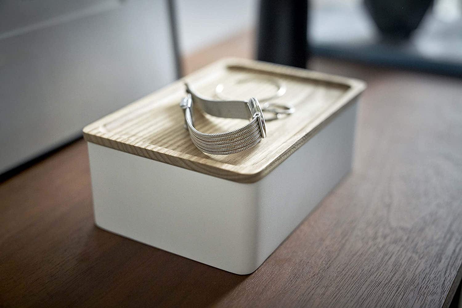 Accessory Box with Wooden Lid