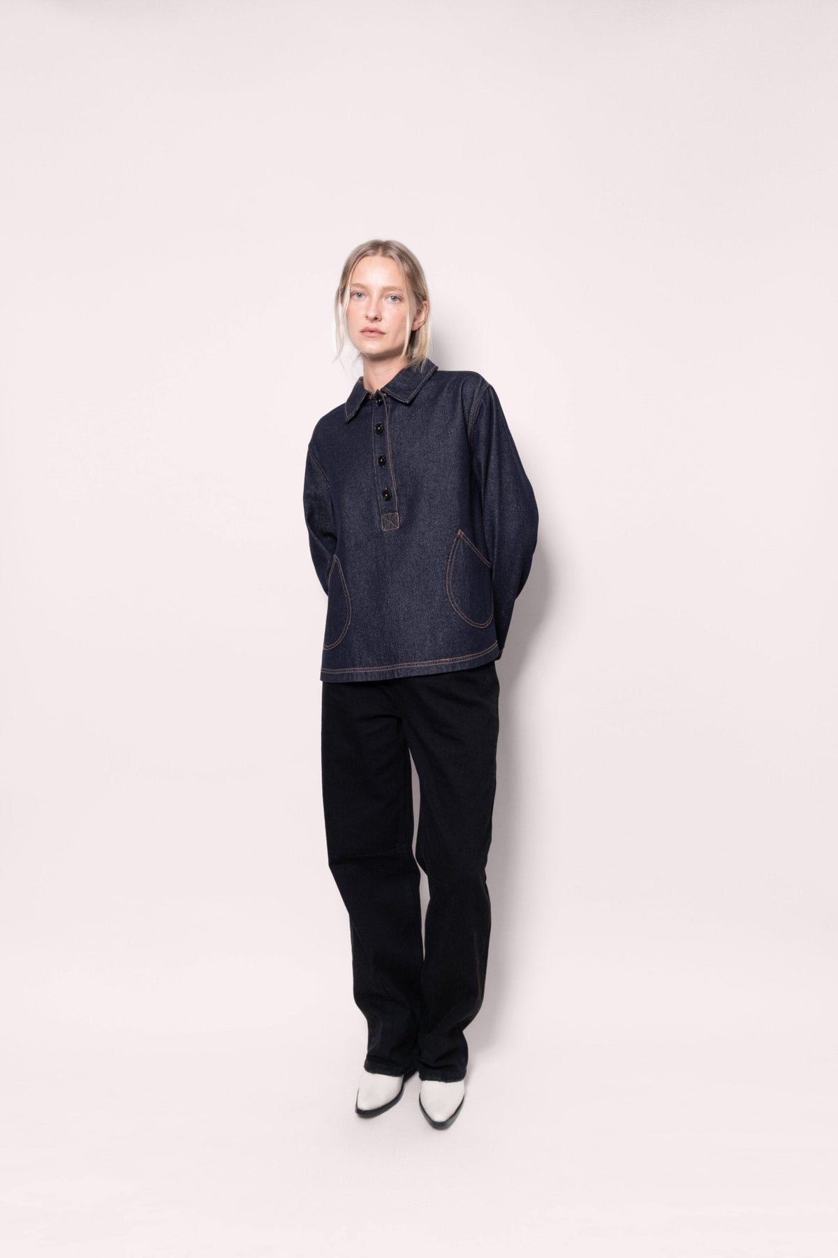Ollie Denim in Dark Wash