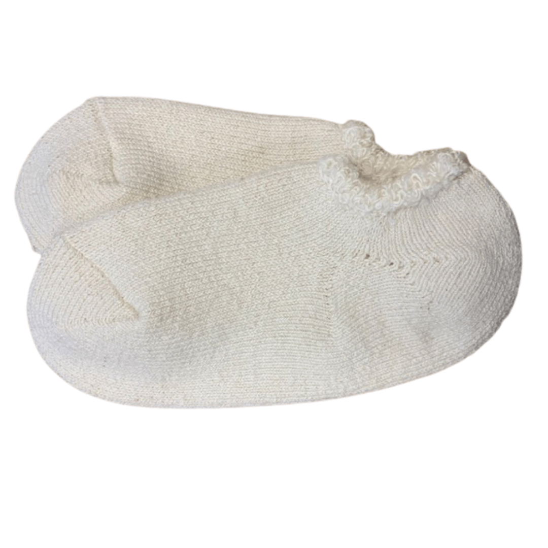 Undyed Organic Cotton Japanese Slipper Socks