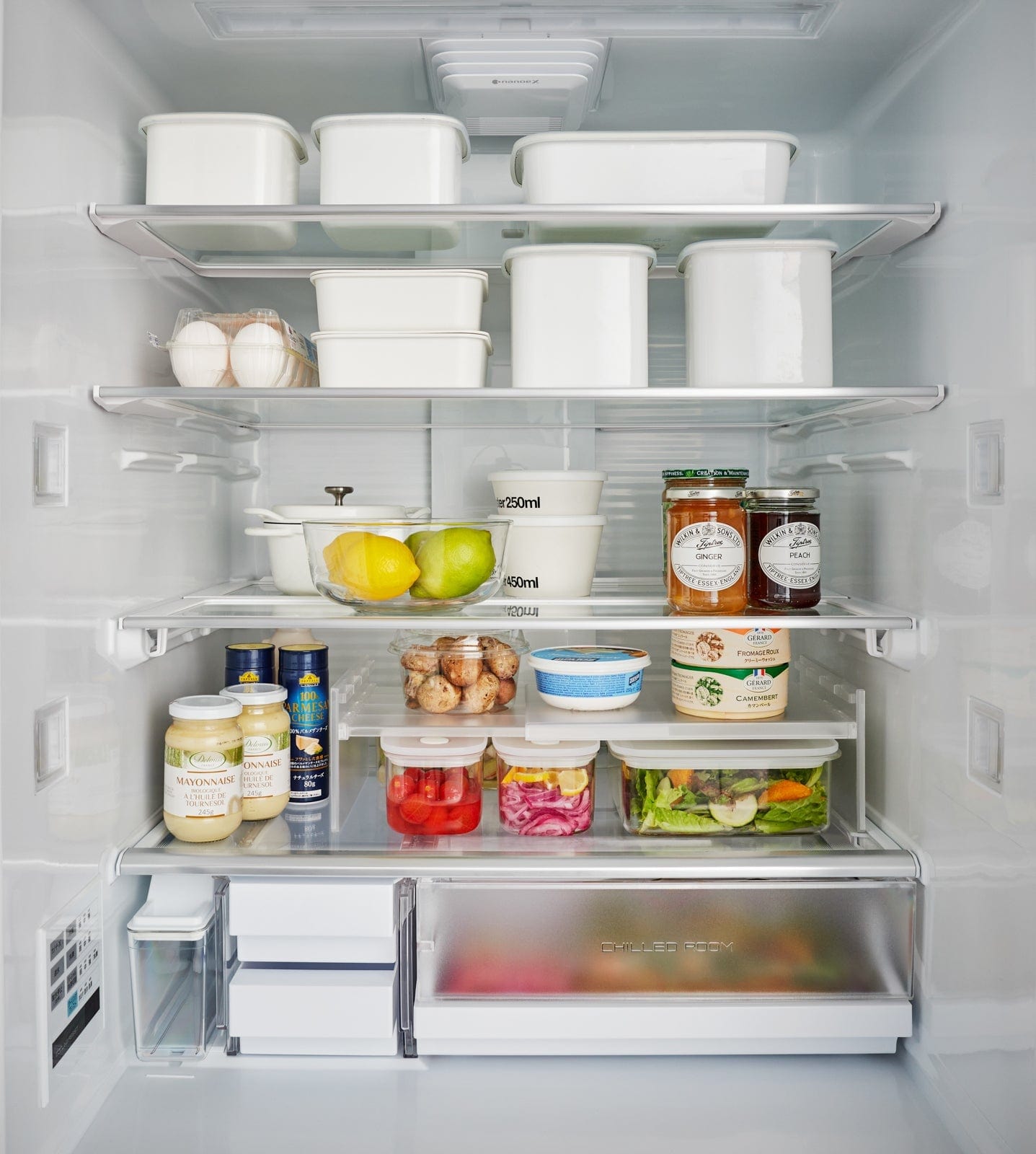 Two-Way Adjustable Refrigerator Shelf