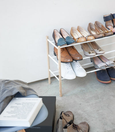 Expandable Shoe Rack (18" H)  - Steel