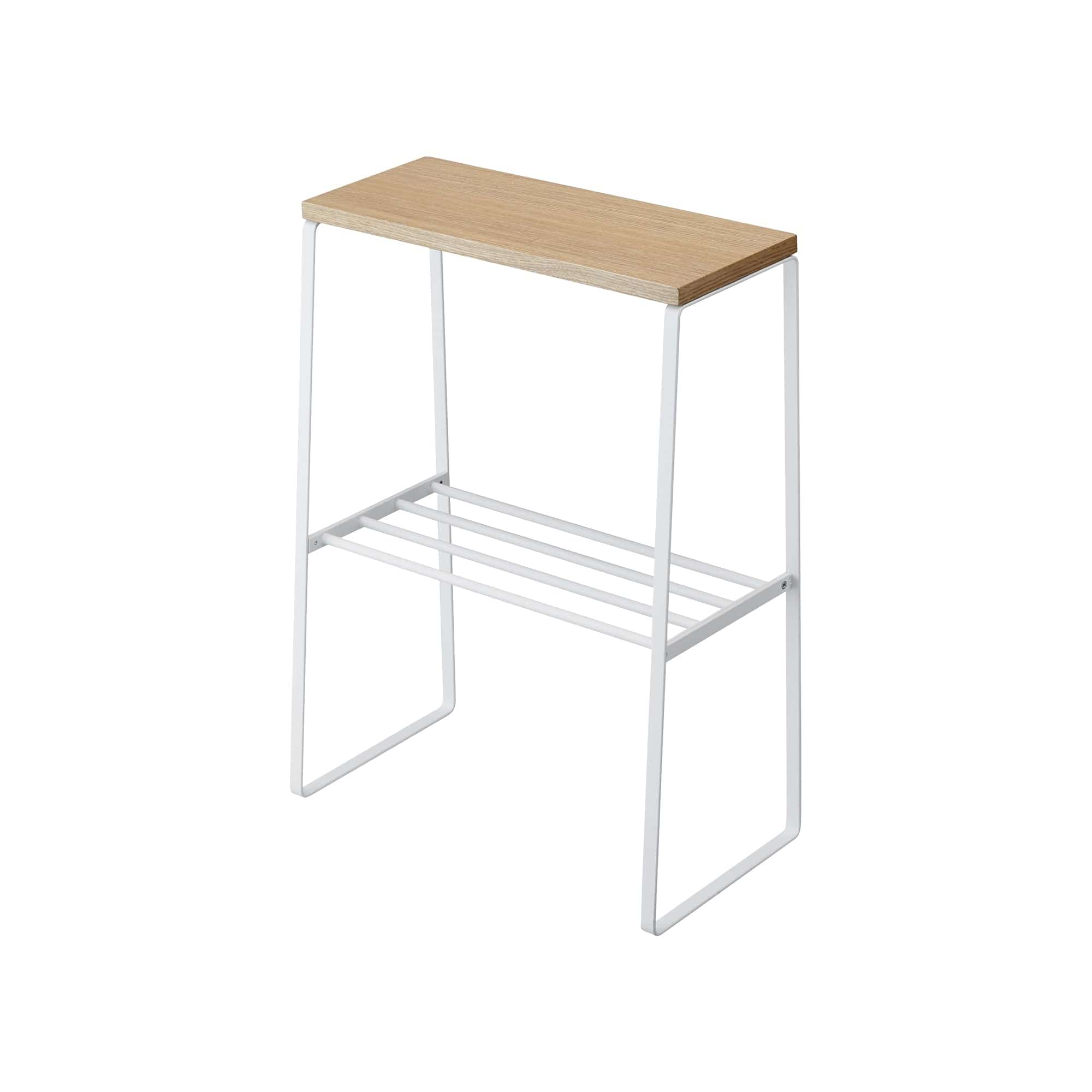 End Table (22" H)  - Steel + Wood