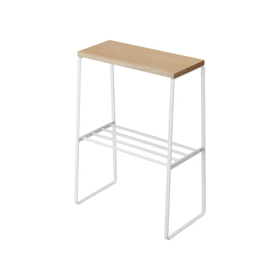 End Table (22" H)  - Steel + Wood