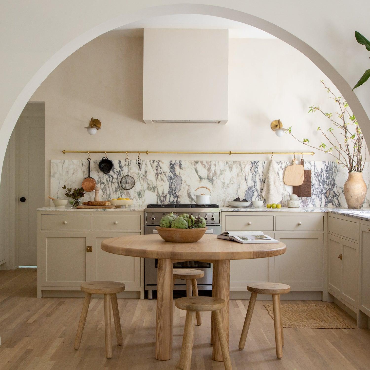 Round Topa Topa Dining Table in Kitchen