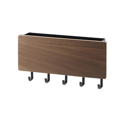 Magnetic Key Rack - Steel + Wood