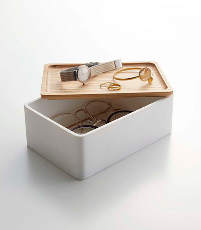 Accessory Box with Wooden Lid