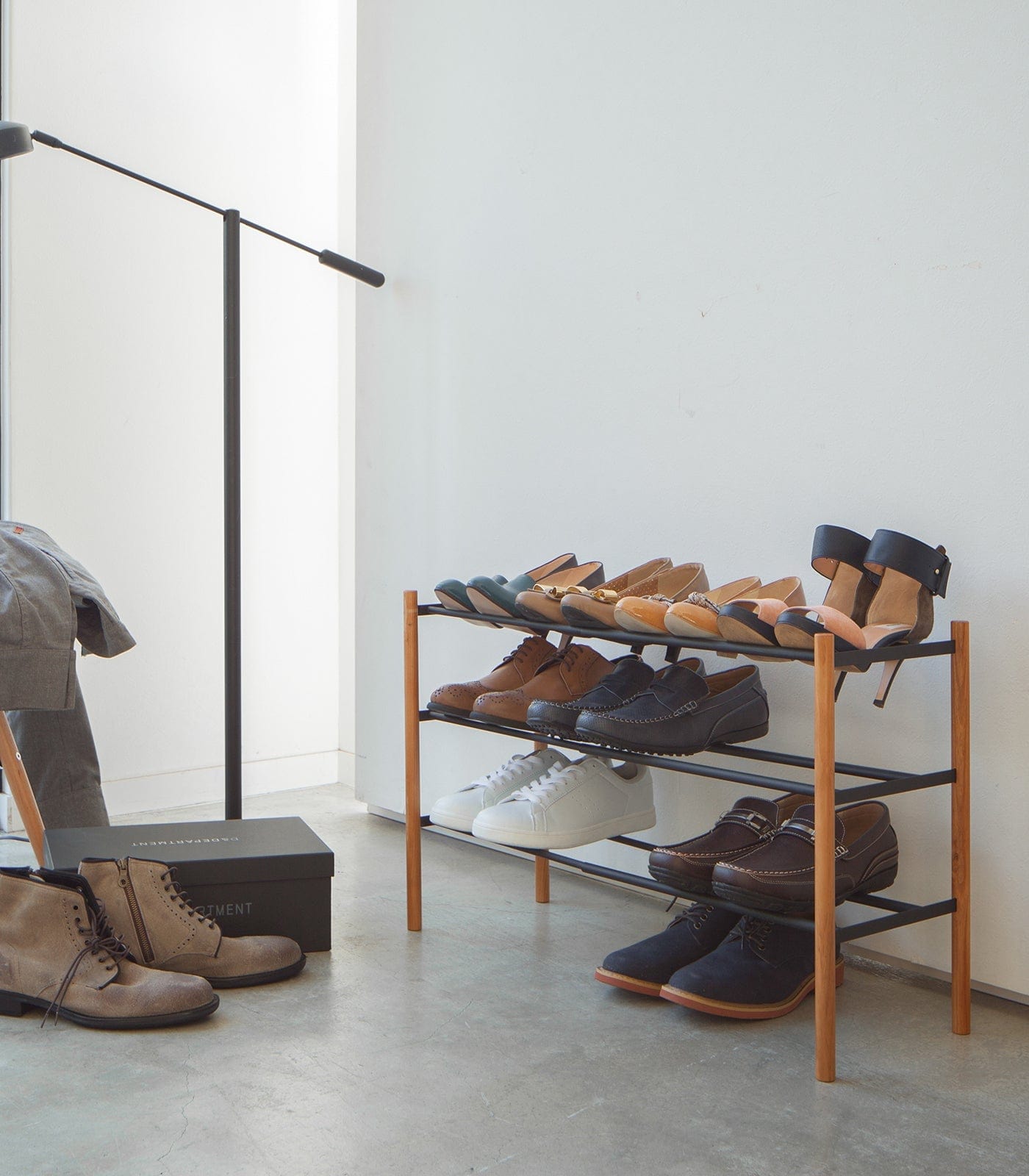 Expandable Shoe Rack (18" H)  - Steel