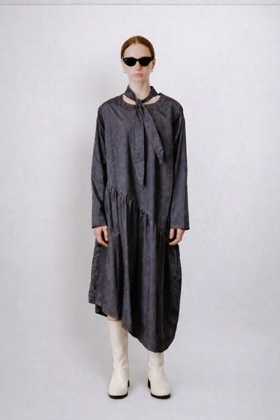 Tammy Dress in Black Stripe