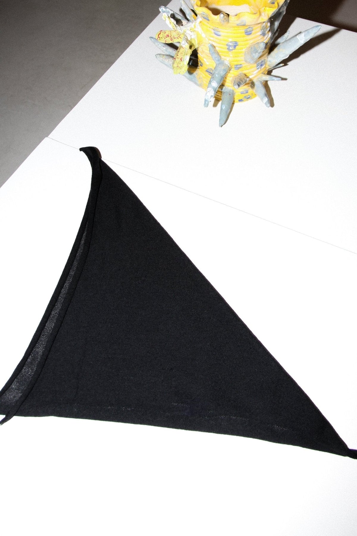 Tate Knit Bandana in Black