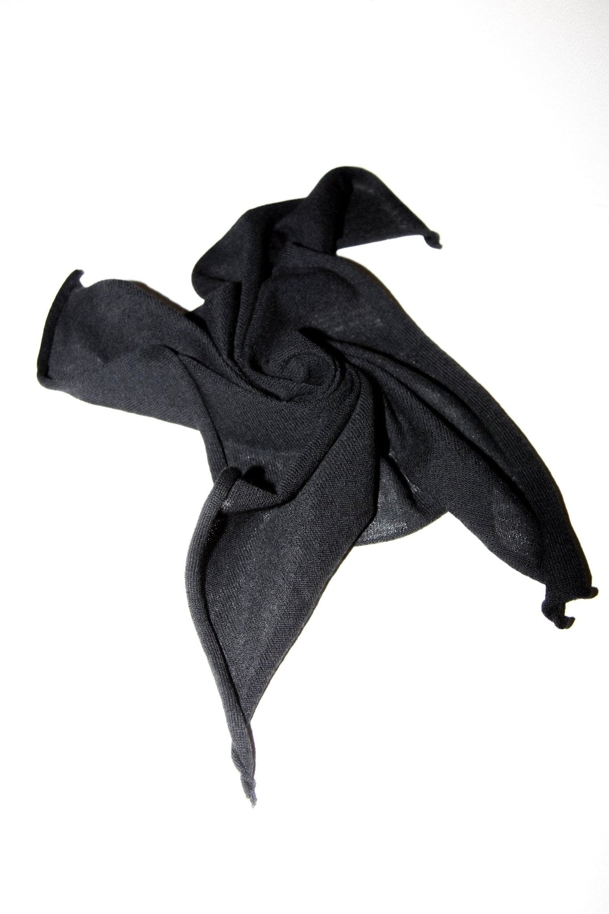 Tate Knit Bandana in Black