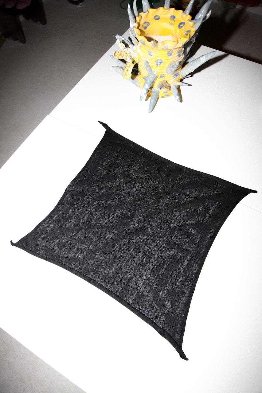 Tate Knit Bandana in Black