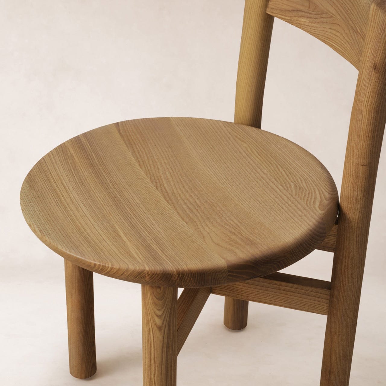 Teddy Wood Dining Chair - Warm Oak