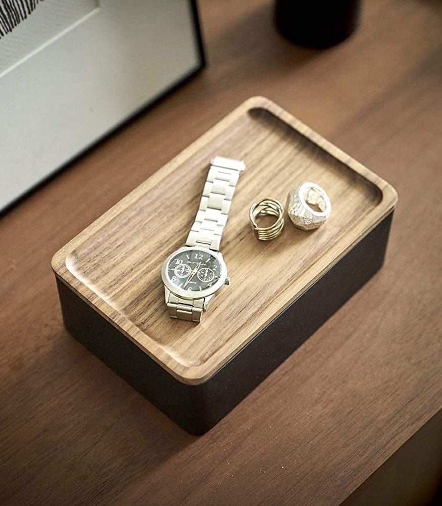 Accessory Box with Wooden Lid