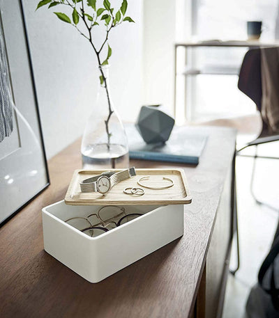 Accessory Box with Wooden Lid