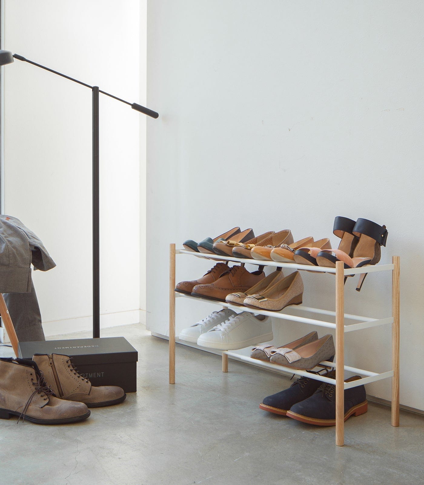 Expandable Shoe Rack (18" H)  - Steel