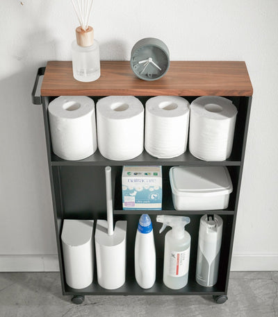 Rolling Storage Cart (27" H)  - Steel