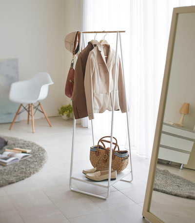 Coat Rack with Shelf (55" H)  - Steel
